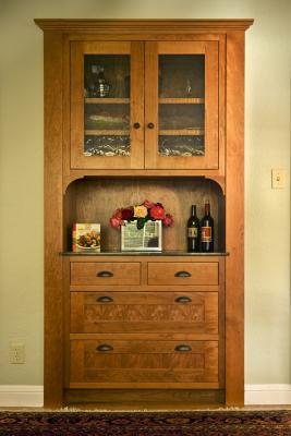 Built in Dining room Hutch.